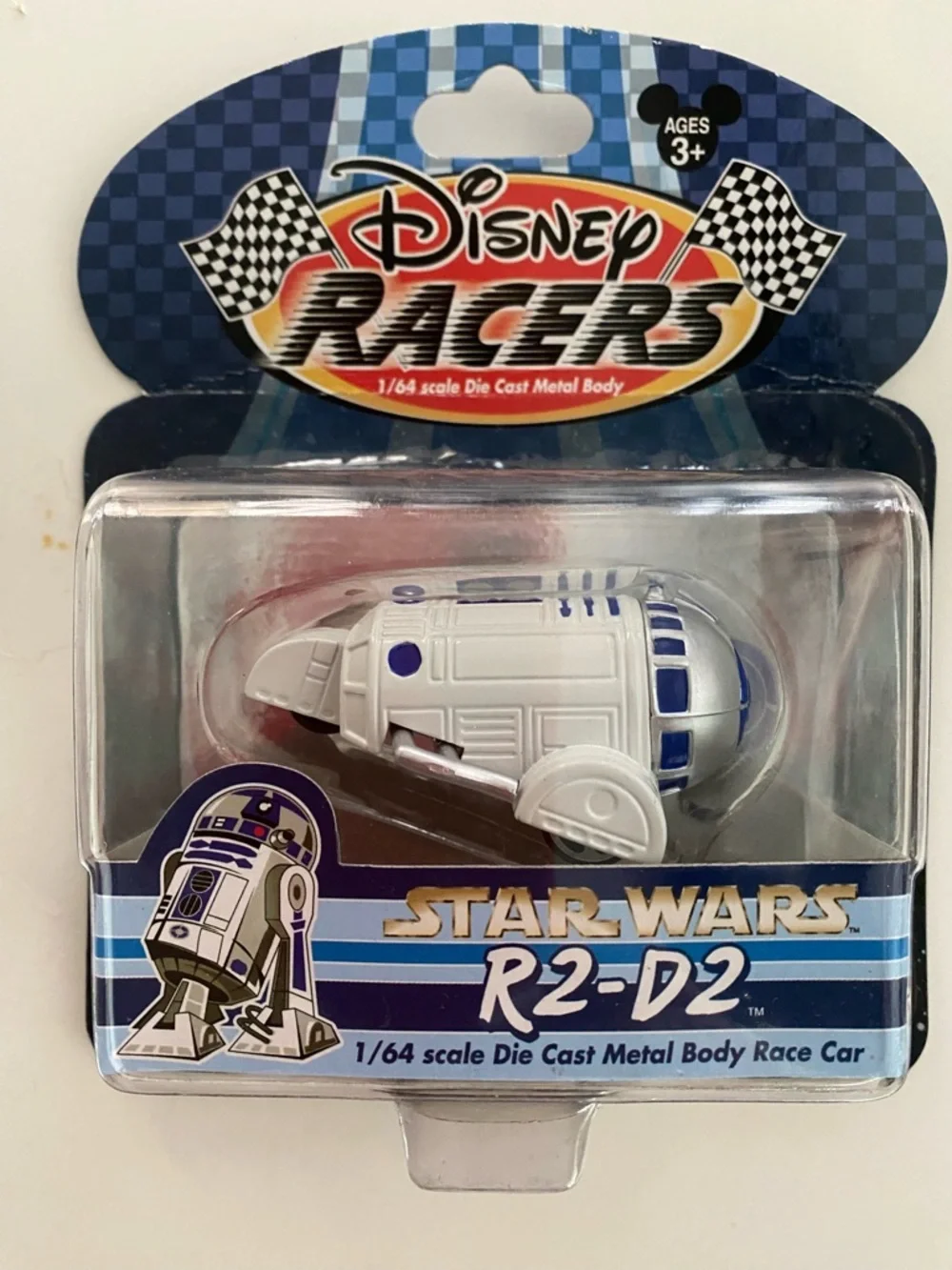Disney Racers Star Wars R2-D2 Die-Cast Car - White & Blue